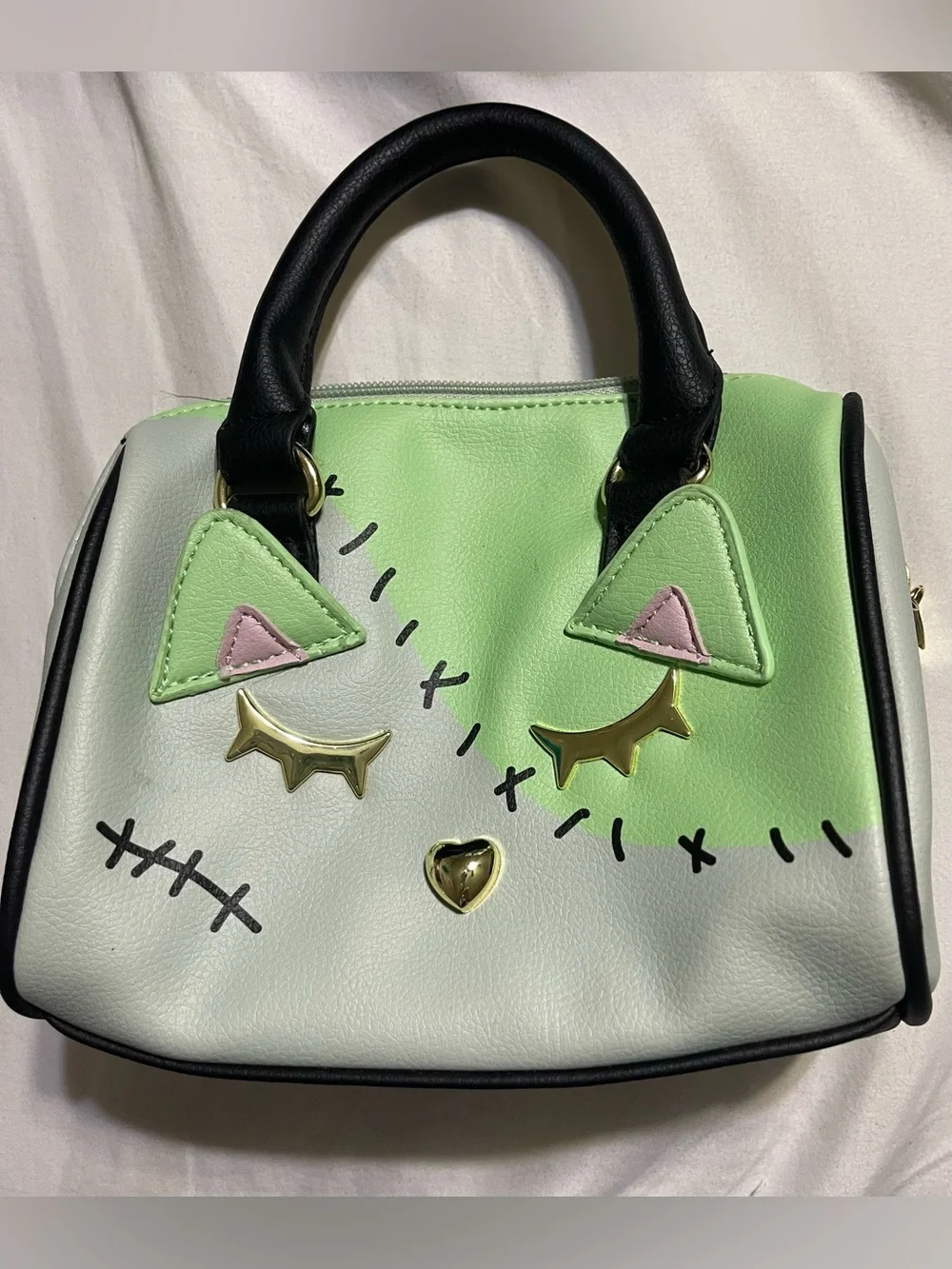 Betsey Johnson Cat Crossbody Bag Frankenstein Kitty Super Cute